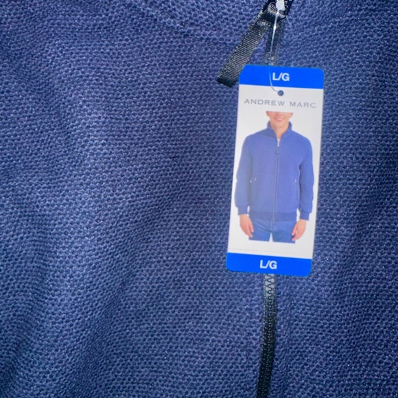 Andrew Marc Navy Performance Jacket - Picture 3 of 3